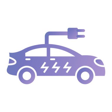 elektrikli araba şarj istasyonu vektör çizimi tasarımı