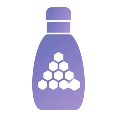 honey bottle icon. isometric illustration of honeycomb vector icons for web