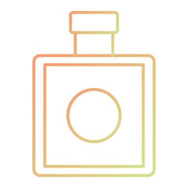 vector illustration of a bottle of perfume icon