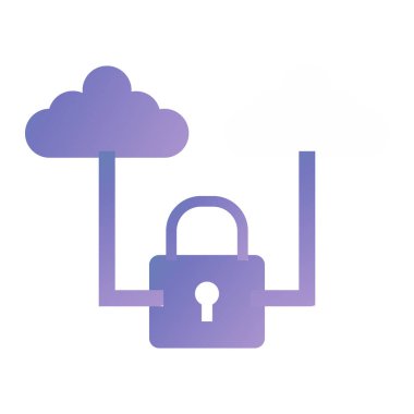 ikon vektör illüstrasyonunu kilitle