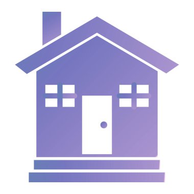 simple vector illustration of home house, real estate icon