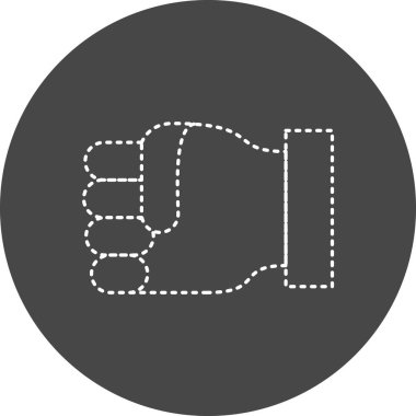 Modern simge vektör illüstrasyonunu yumrukla