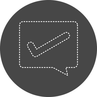 vector illustration of Check Message icon