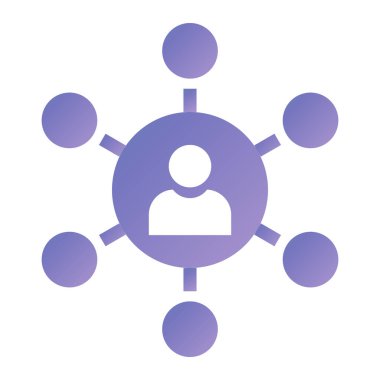 ağ bağlantı vektörü simgesi