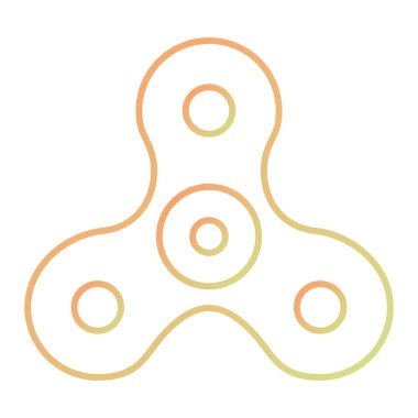 Kıpır kıpır dönen ikon. Düz dizayn. vektör eps10.