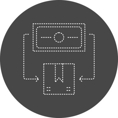 Ticaret simgesinin vektör illüstrasyonu 