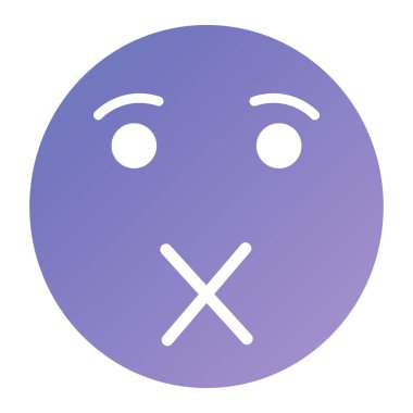 üzgün yüz simgesi, vektör illüstrasyonu