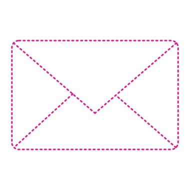 zarf e- posta simgesi vektör illüstrasyon grafik tasarımı