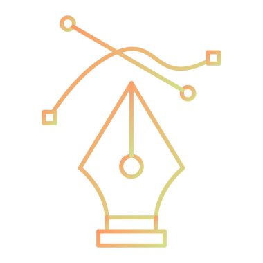 Seo ve teknoloji simgesinin vektör illüstrasyonu