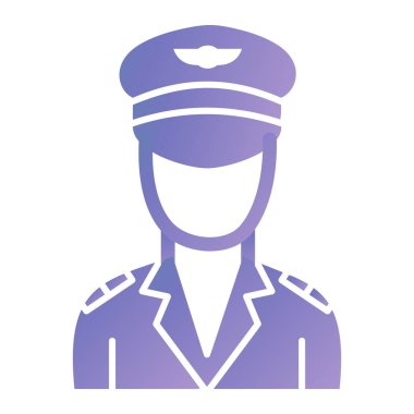 Bir polis memurunun vektör çizimi