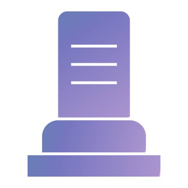 Tabut. Web simgesi basit illüstrasyon