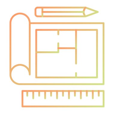 İnşaat. Web simgesi basit illüstrasyon