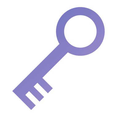 anahtar vektör düz simge