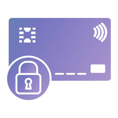 Kredi kartı vektör simgesi. düz tasarım biçimi