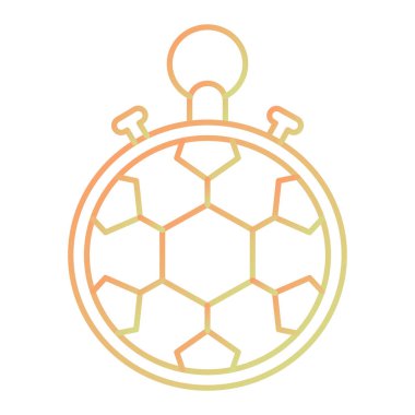 futbol topu ikonu vektör illüstrasyon tasarımı