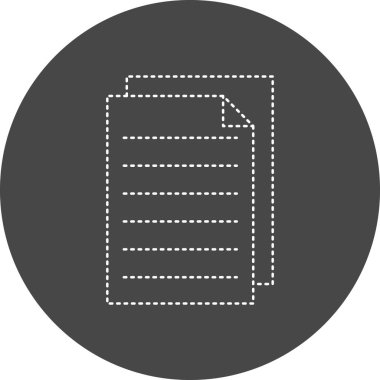 vector illustration of pages icon