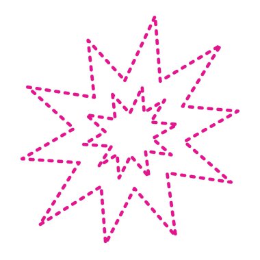 Yıldız simgesi. vektör illüstrasyonu