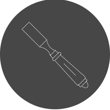 Keski simgesinin vektör illüstrasyonu