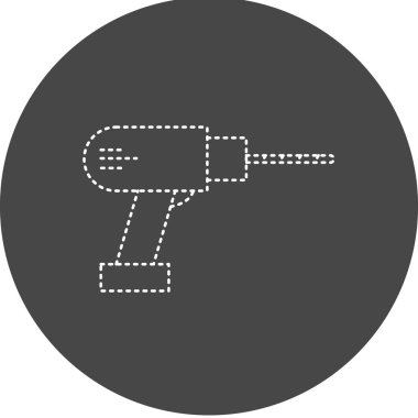 Drill Vector Glyph Icon Design 