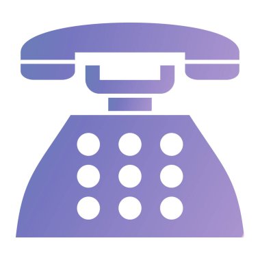 Eski telefon. Web simgesi