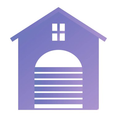 Ev. Web simgesi basit illüstrasyon