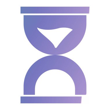 Kum saati. Web simgesi basit illüstrasyon