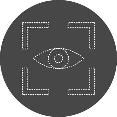 eye icon, vector illustration. Vision 