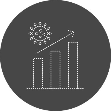 Covid-19 virus icon, simple illustration