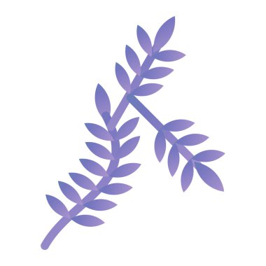 leaves icon. flat illustration of plant vector icons for web