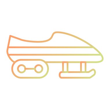skateboard icon in trendy style isolated background