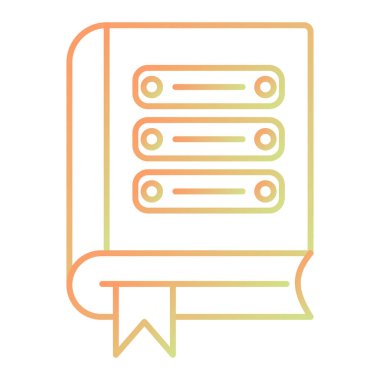 Eğitim ve öğrenme sembolünün vektör illüstrasyonu