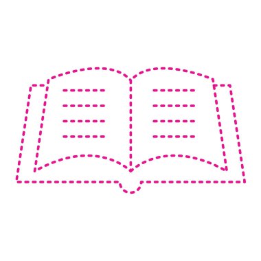 kitap simgesi vektör illüstrasyonu