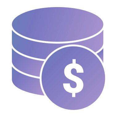 dolar paraları düz kutsal kişilerin resmi, vektör çizim