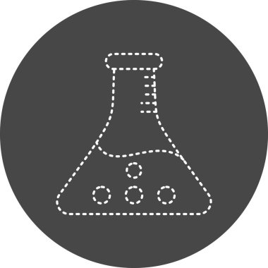 flask icon vector illustration. Beakers