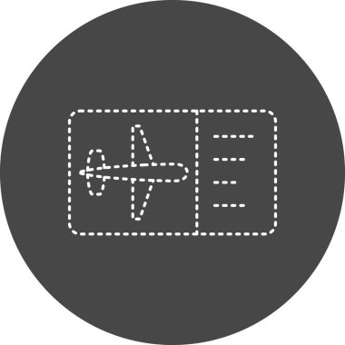 Bilet vektör çizim