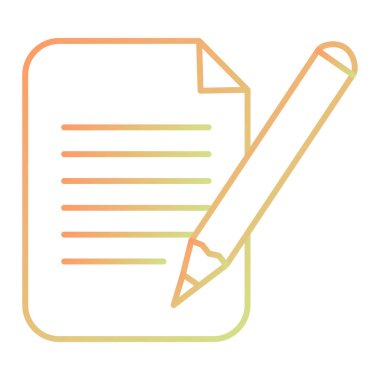 belge simgesi, vektör çizimi