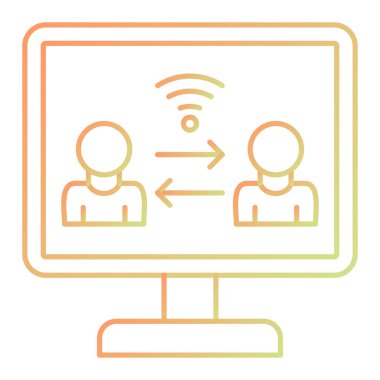 kullanıcı arayüzü simgesi, vektör illüstrasyonu