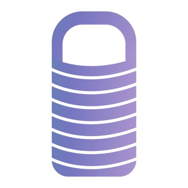 Modern b 'nin vektör illüstrasyonu spor ikonundan yoksun