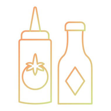 vector illustration of food and drink symbol. set of vegetable and juice stock sign for web.