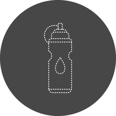 bottle. web color icon simple illustration