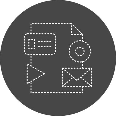 Seo simgesinin vektör illüstrasyonu