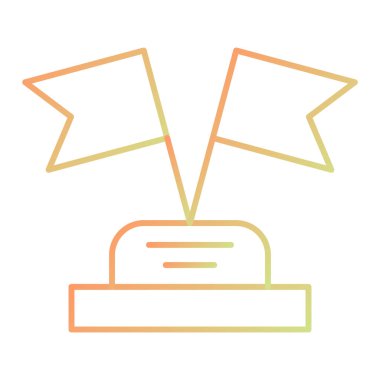 color award icon vector illustration