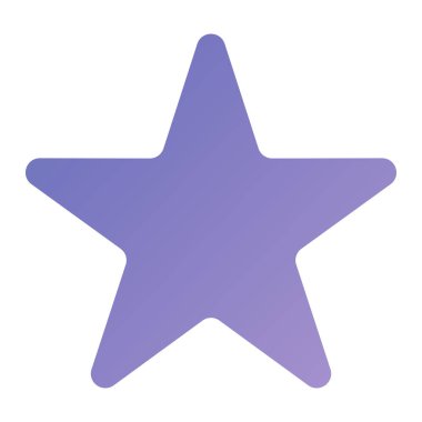 Yıldız. Web simgesi basit illüstrasyon