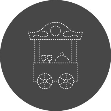 Food Stall web icon. vector illustration