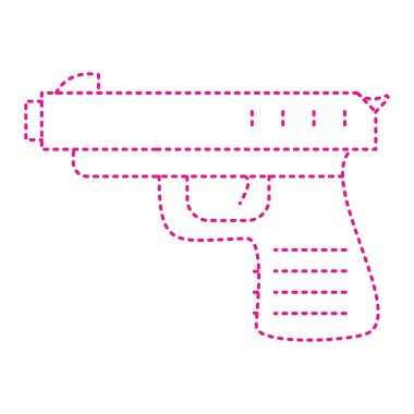 camera icon. flat illustration of toy gun vector icons for web