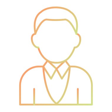 avatar. Web simgesi basit illüstrasyon