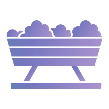 vector illustration of farm and landscape icon. fit food and garden symbol stock element.