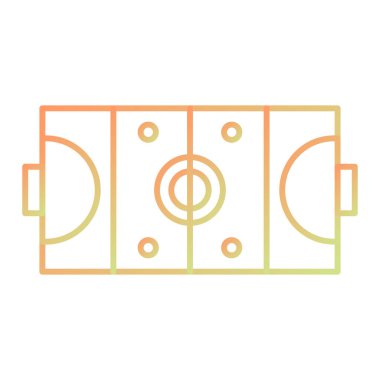 football goal icon vector. outline soccer ball sign. isolated contour symbol illustration
