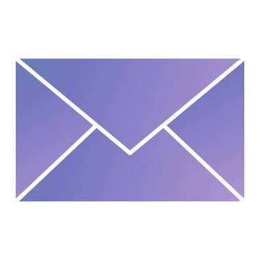 Zarf simgesi vektörü web ve mobil uygulama tasarımınız için beyaz arkaplanda izole edildi, posta logosu kavramı