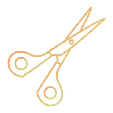 scissors icon. outline illustration of barber vector icons for web